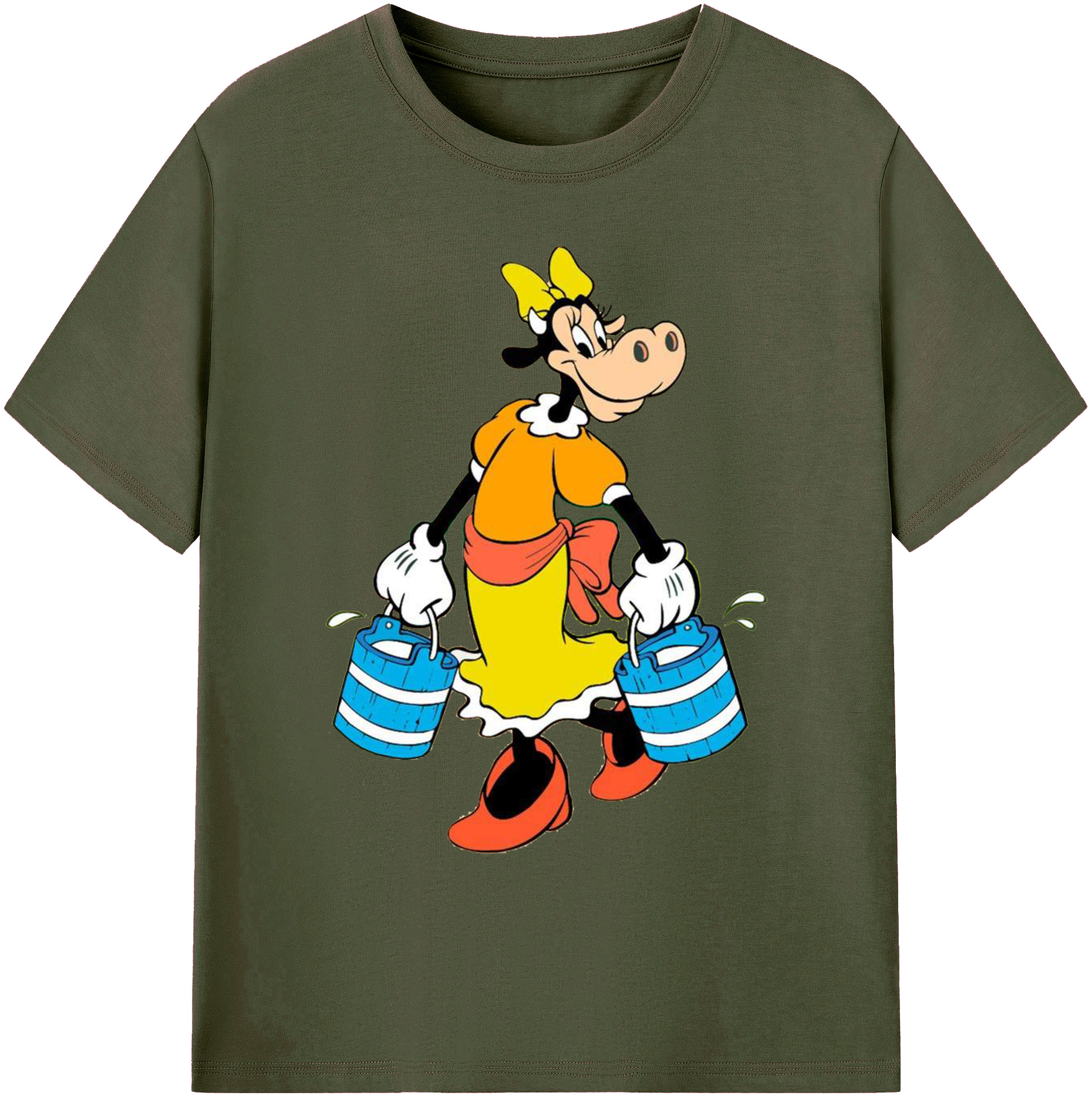 ミッキーマウス Mickey Mouse 綿100％ メンズ半袖Tシャツ｜肌触りやわらか＆通気性